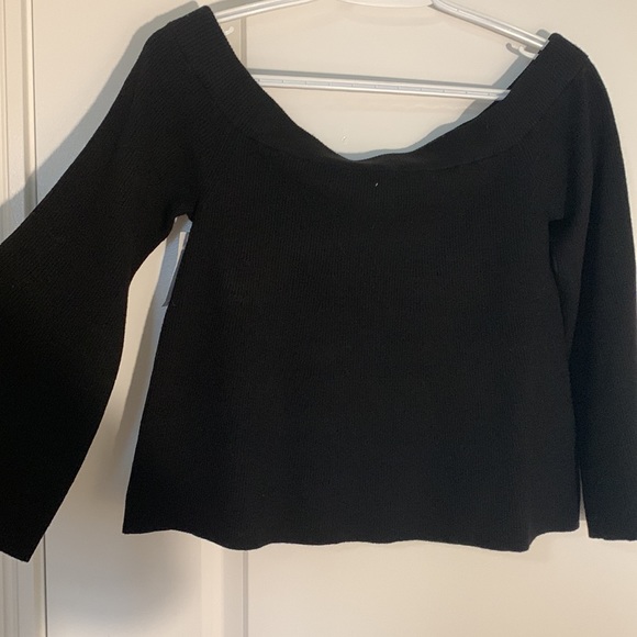 Aritzia Wilfred off the shoulder fleur sweater - Picture 2 of 4